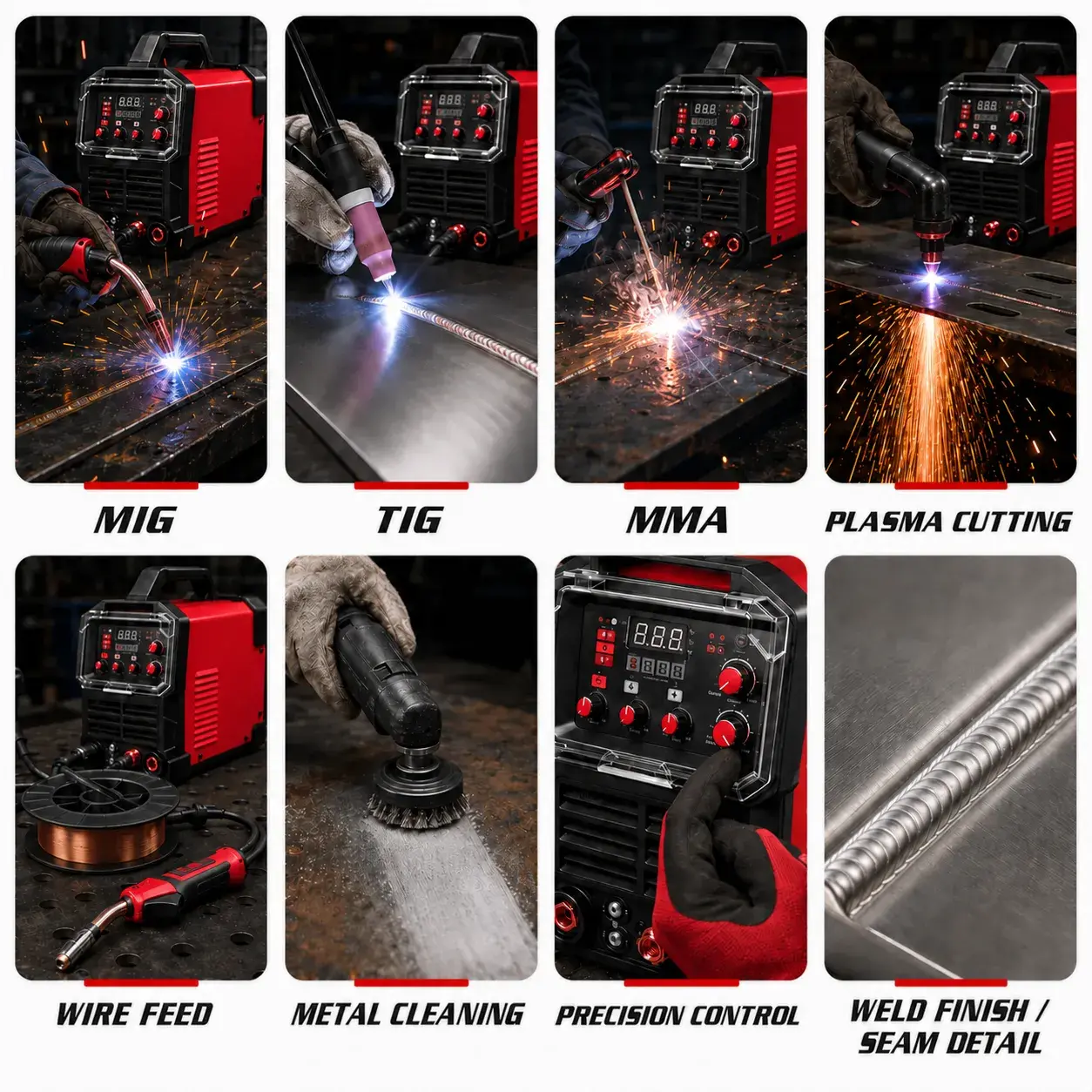 Invarix welding functions